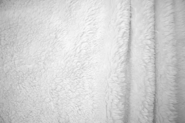 Branco Limpo Fundo Textura Ovelha Natural Leve Algodão Sem Costura — Fotografia de Stock