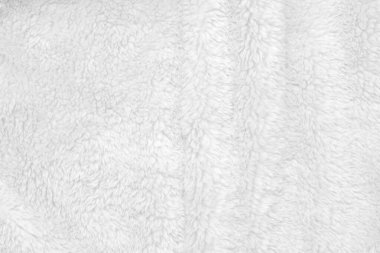 White clean wool texture background. light natural sheep wool. white seamless cotton. texture of fluffy fur for designers. close-up fragment white wool carpet.	