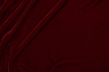 red velvet fabric texture used as background. Empty red fabric background of soft and smooth textile material. There is space for text...	