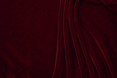 red velvet fabric texture used as background. Empty red fabric background of soft and smooth textile material. There is space for text...	