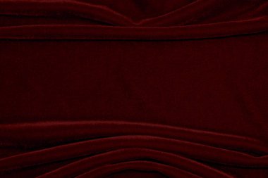 red velvet fabric texture used as background. Empty red fabric background of soft and smooth textile material. There is space for text...	