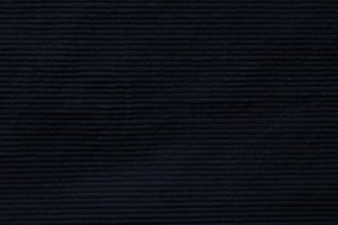 dark blue corduroy fabric texture used as background. Emerald color panne fabric background of soft and smooth textile material. cloth, velvet, grooves luxury navy tone for silk.	