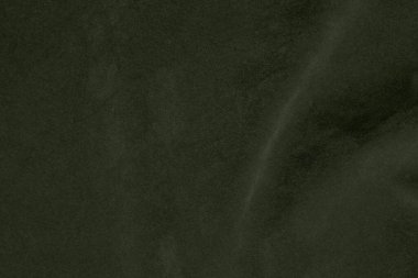 Silk olive green velvet fabric texture used as background. Emerald army color  fabric background of soft and smooth textile material. crushed velvet .luxury oil green tone for silk.	