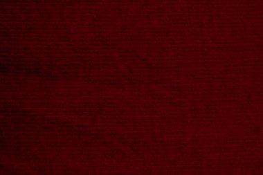red corduroy fabric texture used as background. clean fabric background of soft and smooth textile material. cloth, velvet, .luxury scarlet tone for silk..	