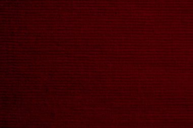 red corduroy fabric texture used as background. clean fabric background of soft and smooth textile material. cloth, velvet, .luxury scarlet tone for silk..	