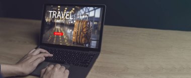 kullanıcı dizüstü bilgisayarı bilet rezervasyonu Online uçuş uçak tatili şu andan itibaren uygulama veya web sitesi Bu teknoloji kolay ödeme ve hızlı.