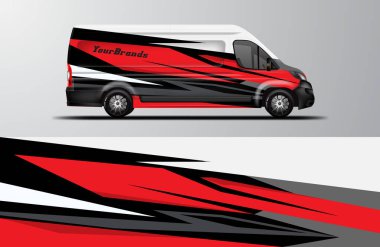 Van Wrap Tasarım Vektörü