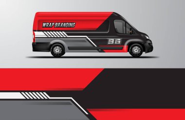 Van Wrap Design Vector clipart