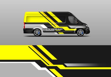 Van Wrap Tasarım Vektörü