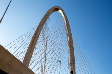 Cable-stayed bridge in Sao Jose dos Campos known as the innovation arch.