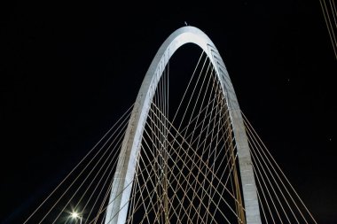 Cable-stayed bridge in Sao Jose dos Campos known as the innovation arch.