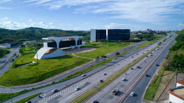 Aerial View City Administration State Government Minas Gerais Project Brazilian — Stockfoto
