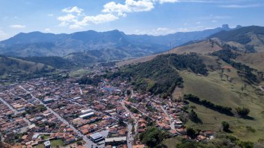 Sao Bento do Sapucai 'nin Sao P kırsalındaki hava manzarası.