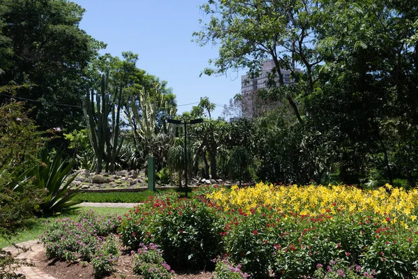 Botanic Garden of the city of Jundiai in Sao Paulo, Brazil. Aerial view