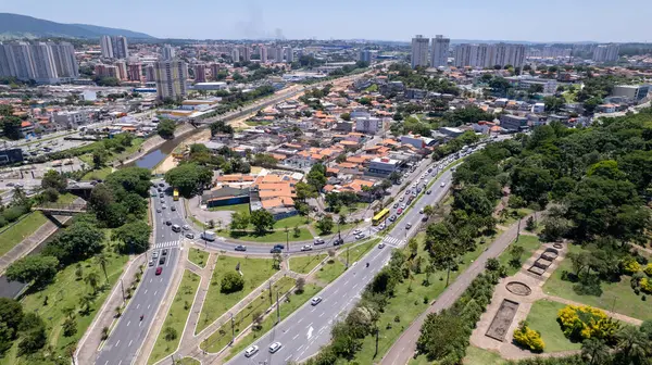 Jardin Botanique Ville Jundiai Sao Paulo Brésil Vue Aérienne — Photo