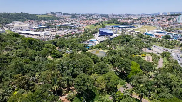 Jardin Botanique Ville Jundiai Sao Paulo Brésil Vue Aérienne — Photo