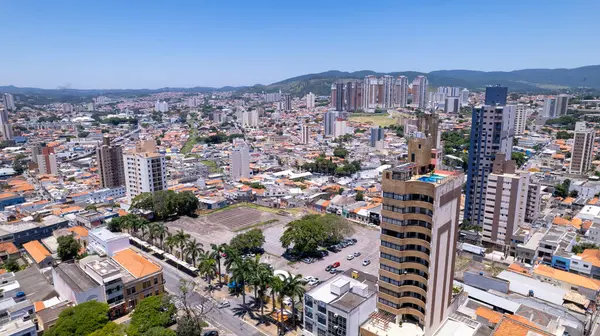 Centre Ville Jundiai Sao Paulo Brésil Vue Aérienne — Photo