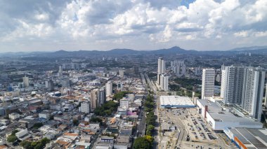 Metalik Köprü. Osasco, Sao Paulo, Brezilya 'daki Reinaldo de Oliveira Viaduct