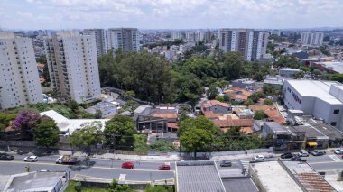 Diadema, Sao Paulo, Brezilya 'nın hava manzarası.