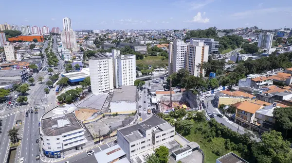 Diadema, Sao Paulo, Brezilya 'nın hava manzarası.