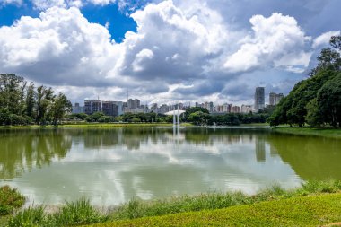 Sao Paulo 'daki Ibirapuera Park, SP, Brezilya.