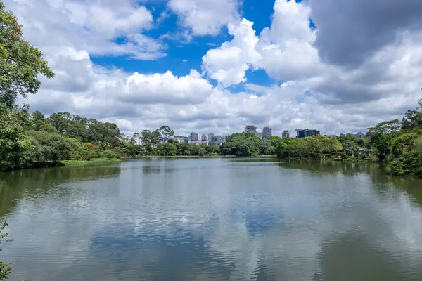 Sao Paulo 'daki Ibirapuera Park, SP, Brezilya.