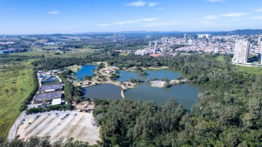 Mogi das Cruzes, Sao Paulo, Brezilya 'daki Japon Göçmenlik Cenaze Parkı.
