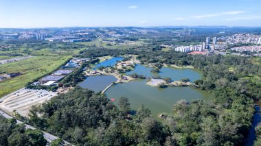 Mogi das Cruzes, Sao Paulo, Brezilya 'daki Japon Göçmenlik Cenaze Parkı.