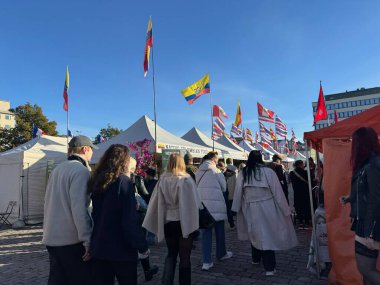 Helsinki, Uusimaa, Finland - 09.27.2025: Helsinki International Grand Market 2025
