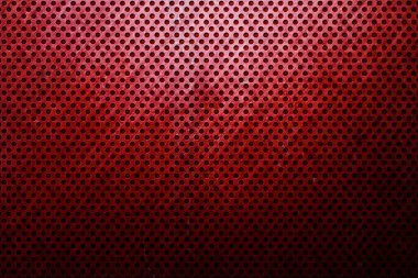 Kırmızı Metalik Delinmiş Arkaplan
