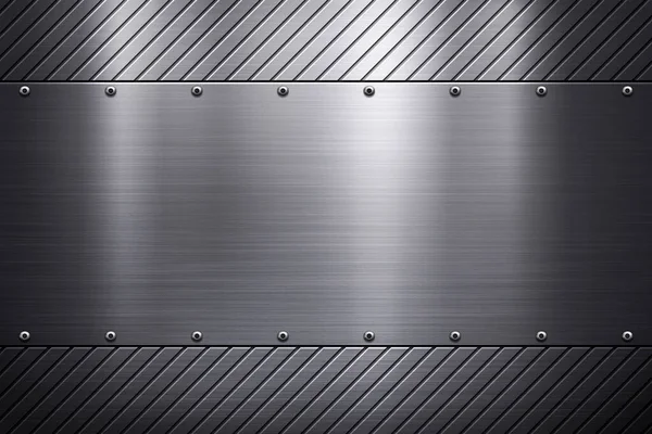 metal arka plan perçinler ile