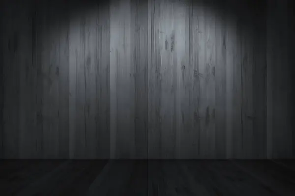 Empty Dark Wooden Room Background — Stock Photo, Image