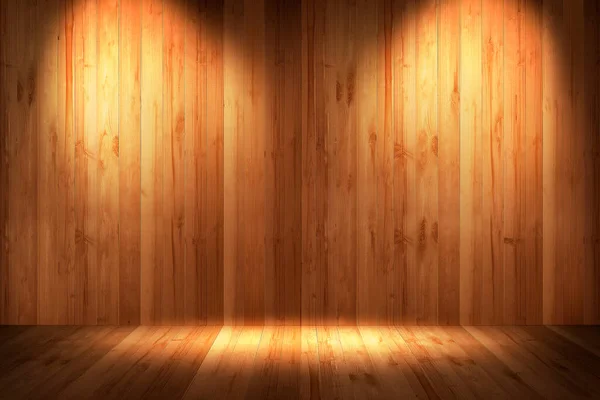 Empty Dark Wooden Background Old Light Room Wooden Texture Empty — Stock Photo, Image