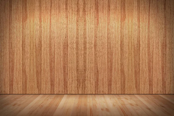 Wooden Room Background Empty Space — Stock Photo, Image