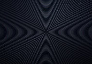 Soyut daireler deseni ile siyah arka plan