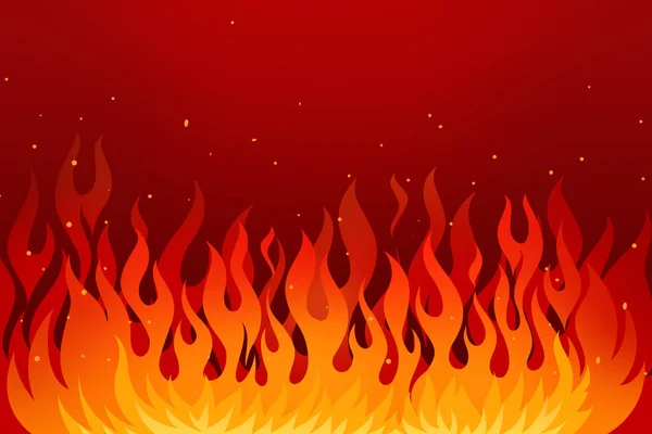 Rode Vlammen Vuur Abstracte Achtergrond — Stockfoto