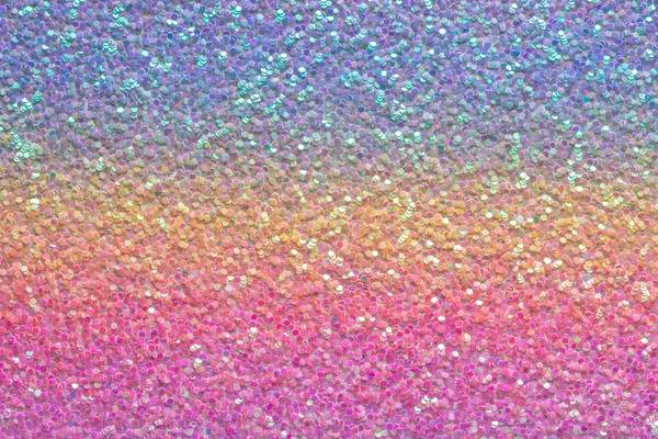 Regenboog Glitter Verloop Holografisch Effect Volledige Frame Achtergrond Textuur Stockfoto