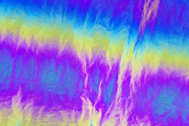 Thermographic texture. Abstract holographic background with color transition clipart