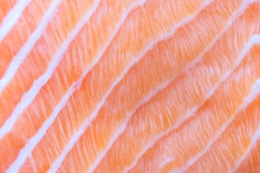 Çiğ somon eti dokusu. Atlantik balığı. Taze deniz ürünleri. Sağlıklı gıda geçmişi