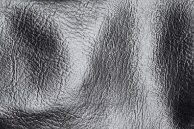 Gümüş yapay deri dokusu.