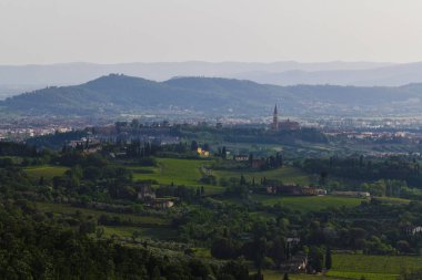 Arezzo, zarif panorama, Toscana