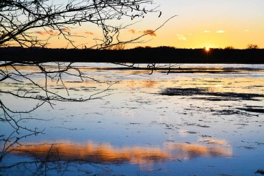 Poetico tramonto alle Colmate di Brolio, Valdichiana, Toscana