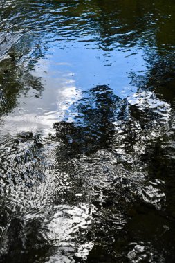 Magico riflesso in una pozza d'acqua