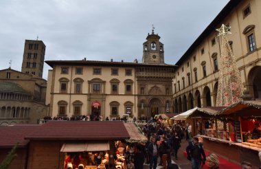 Natale ad Arezzo, Toscana, İtalya