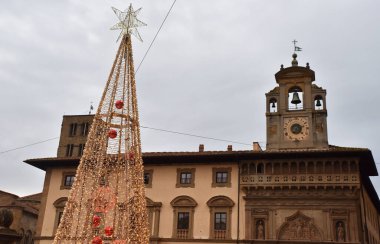 Natale ad Arezzo, Toscana, İtalya