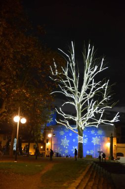 Natale ad Arezzo, Toscana, İtalya