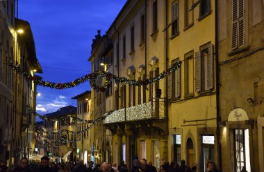 Natale ad Arezzo, Toscana, İtalya