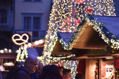 Natale ad Arezzo, Toscana, İtalya