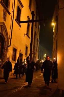 Kutsal Hafta, Castiglion Fiorentino, Arezzo, İtalya