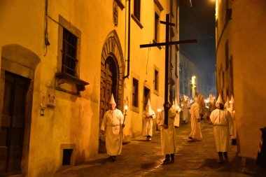 Kutsal Hafta, Castiglion Fiorentino, Arezzo, İtalya